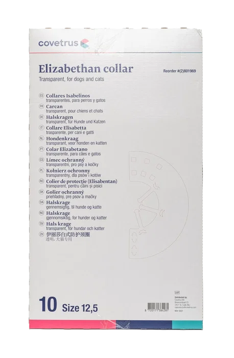 Covetrus Lot de 10 colliers isabelinos 12,5 cm transparents Covetrus Lot de 10 colliers isabelinos 12,5 cm transparents